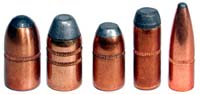 Examples of cannelured bullets