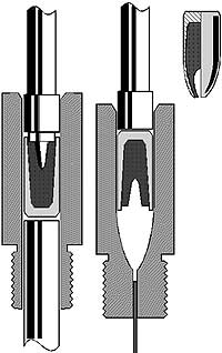 Open tip hollow point bullet