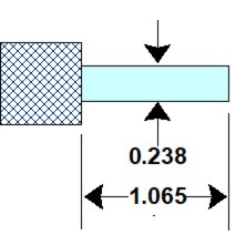 Stop pin for early Series II press